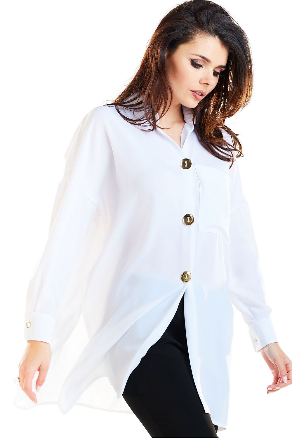  Chemise manche longue model 129961 awama 