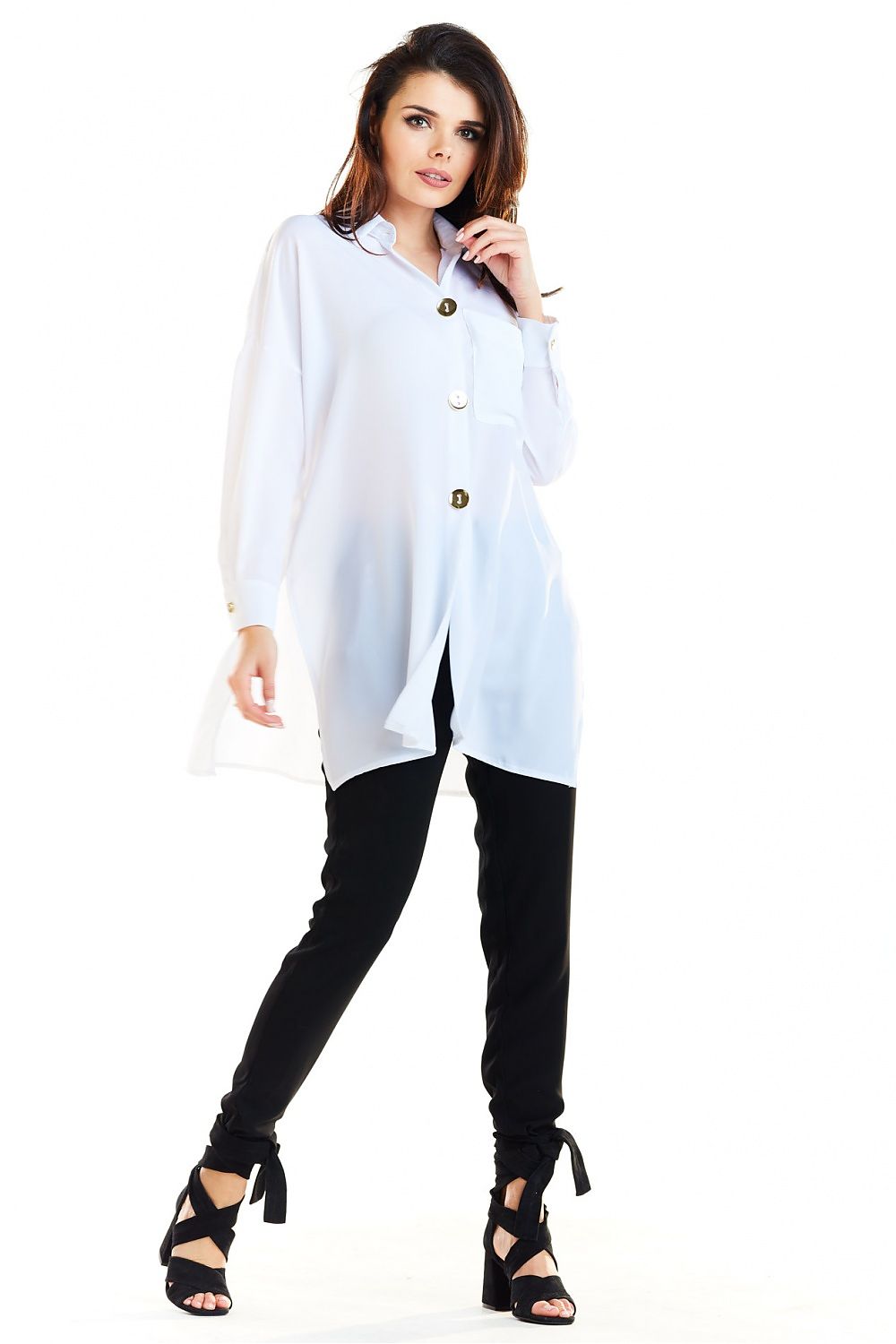  Chemise manche longue model 129961 awama 