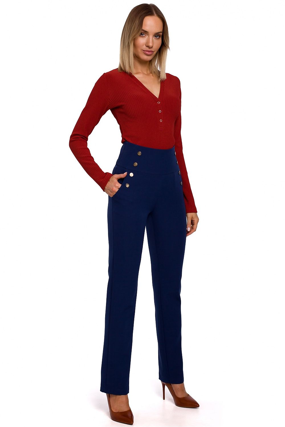  Pantalon femme model 147453 Moe 