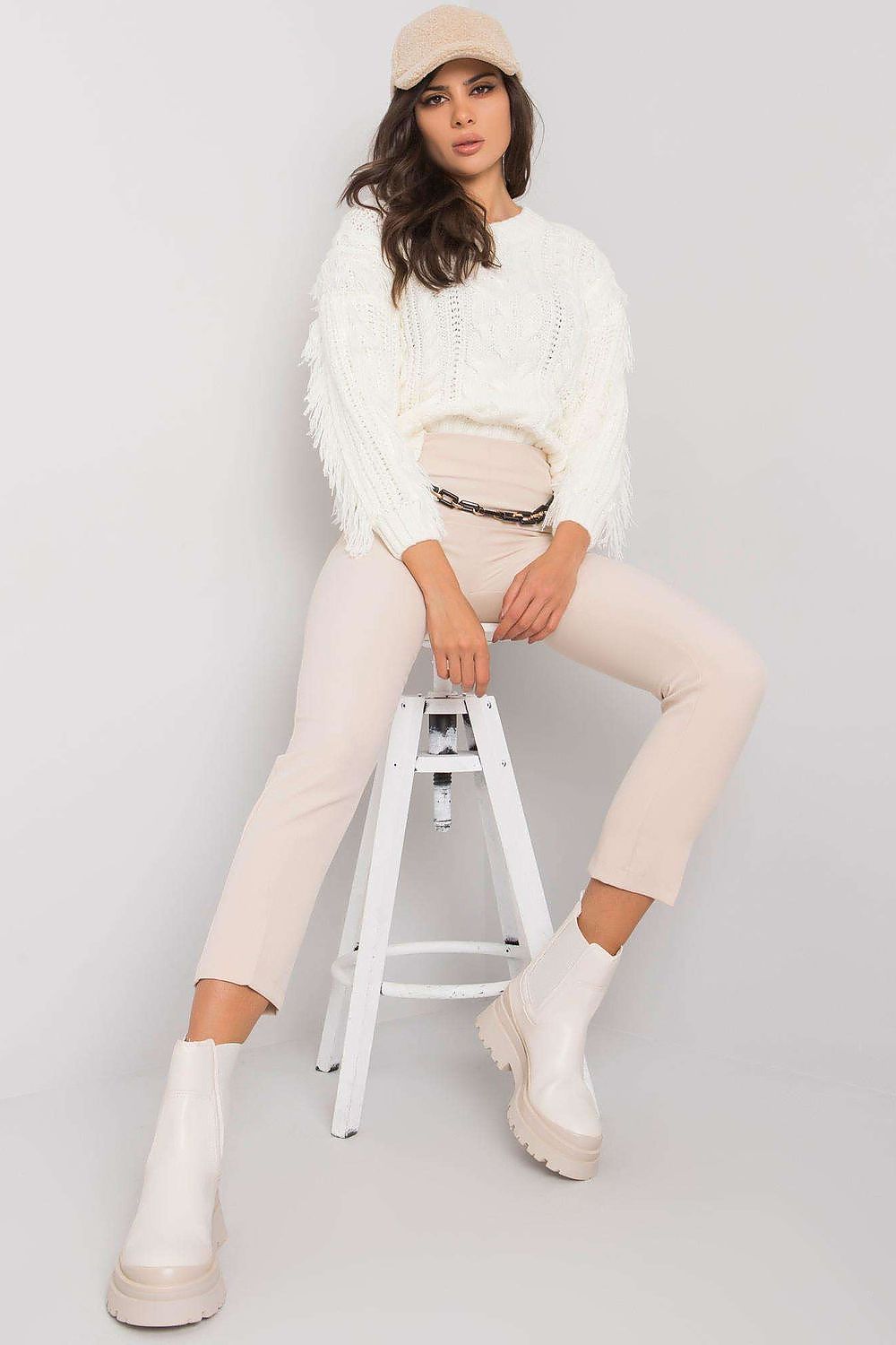  Pantalon femme model 161296 Pole&Pole 