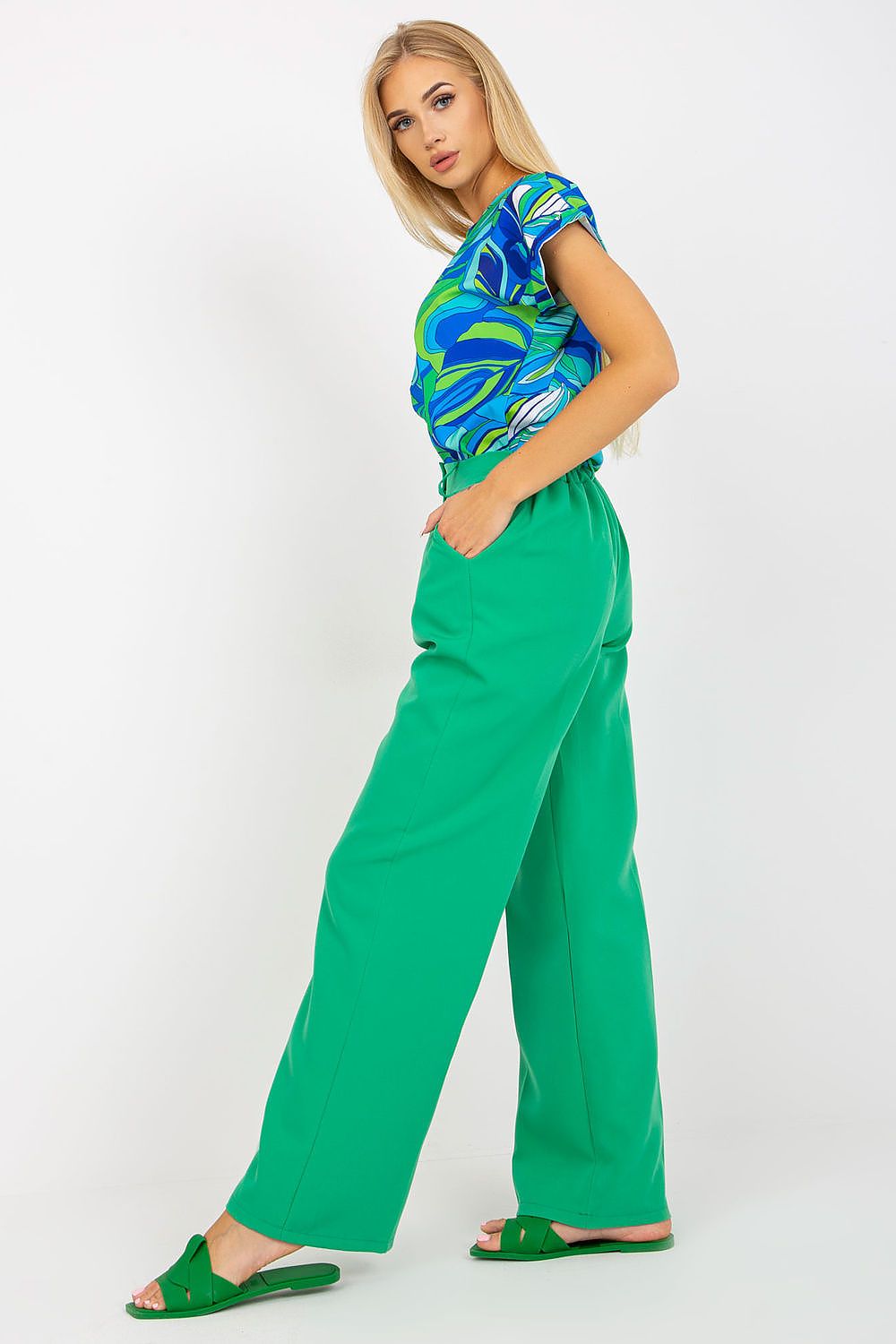  Pantalon femme model 167514 Italy Moda 