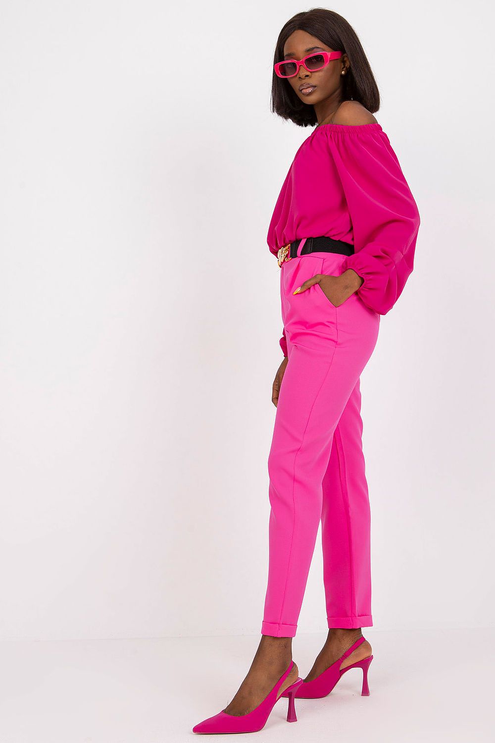  Pantalon femme model 179696 Italy Moda 