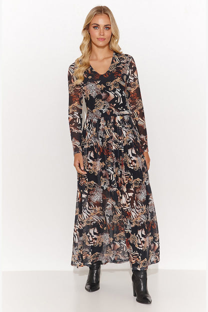  Robe de jour model 184805 Makadamia 