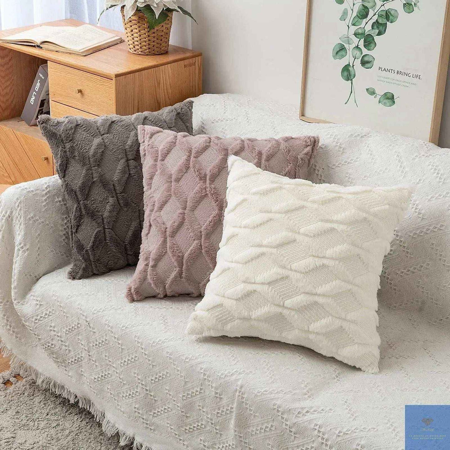 housse de coussin pour Canapé/ housse de coussin en peluche