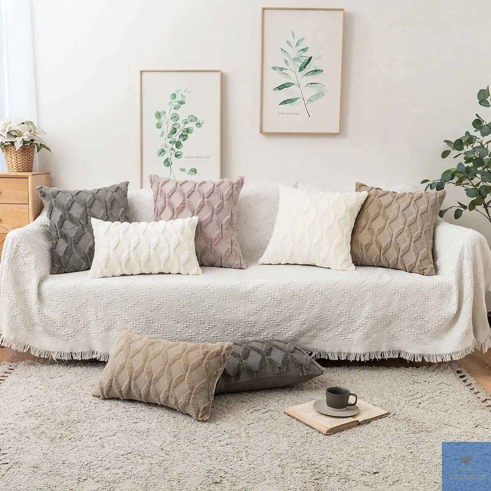 housse de coussin pour Canapé/ housse de coussin en peluche